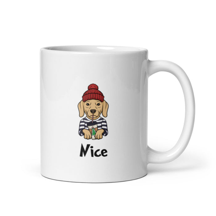 "Nice Lab" Holiday Mug