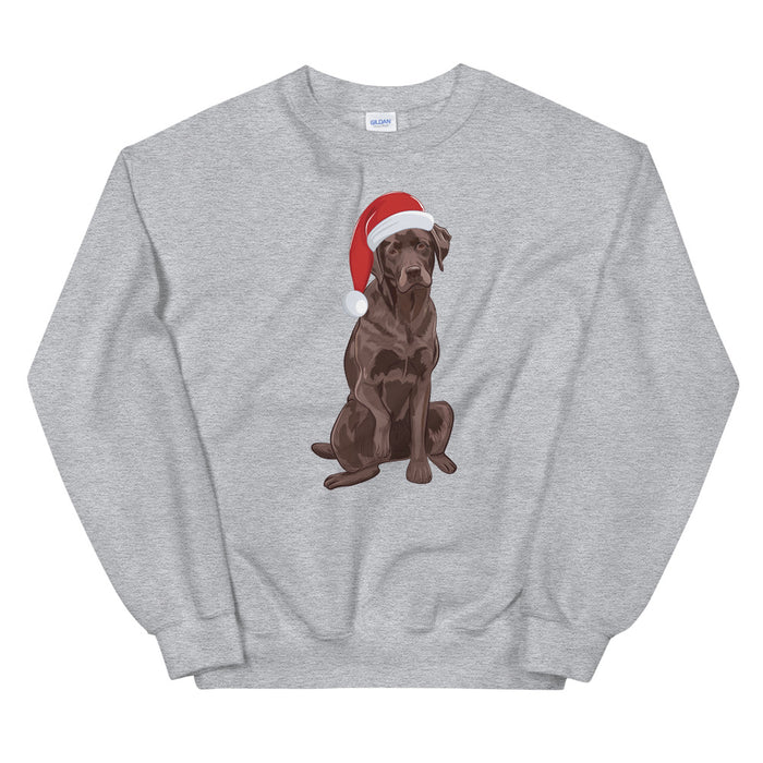 "Chocolate Lab" Holiday Sweatshirt