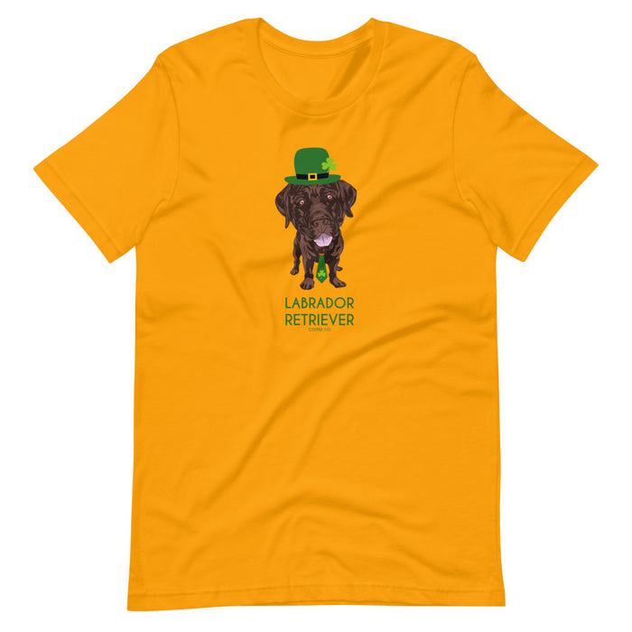"Luck of the Lab" Chocolate Lab Tee