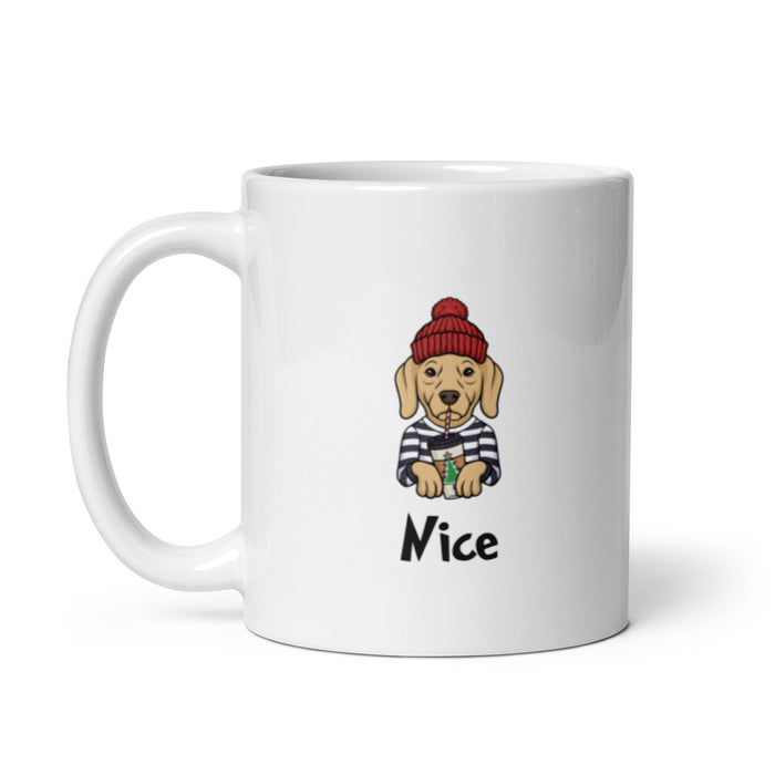 "Nice Lab" Holiday Mug